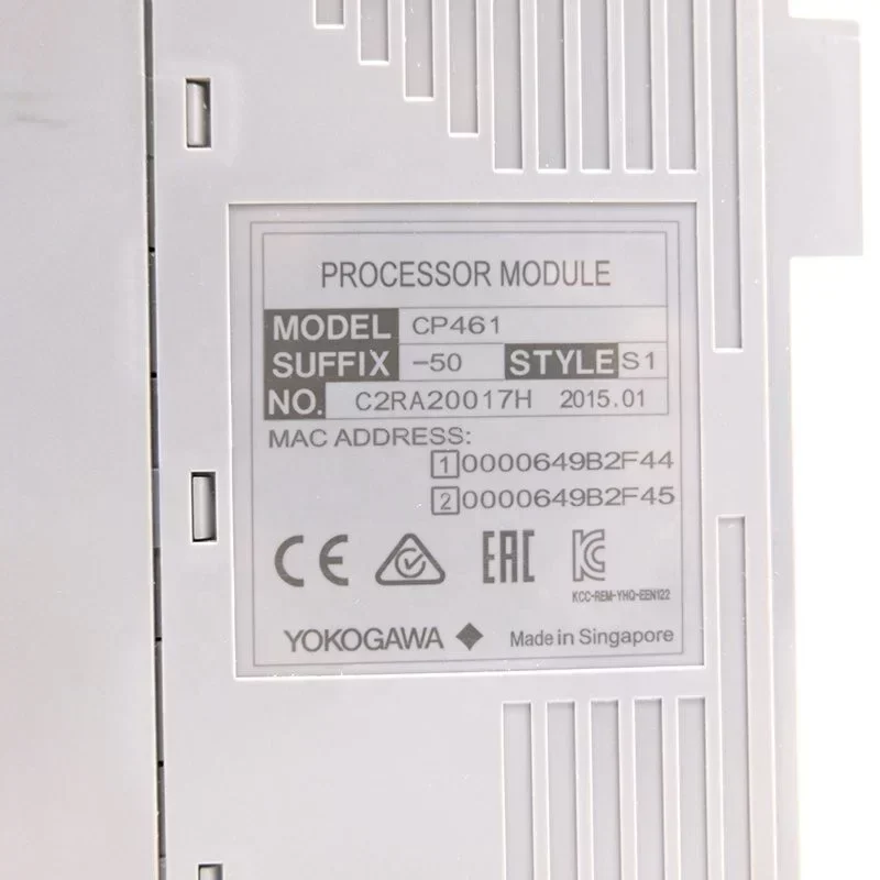 Yokogawa PLC Module CP461-50 S1 Control Module 16-Channel Analog Input CP461-50 Yokogawa PLC Module CP461-50 S1 Control Module 16-Channel Analog Input CP461-50