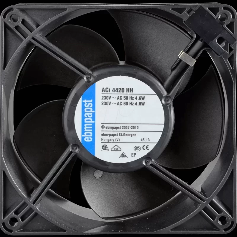 ACI4420HH Ebmpapst 230V AC 120x120x38mm Cabinet Axial Fan ACI4420HH Ebmpapst 230V AC 120x120x38mm Cabinet Axial Fan
