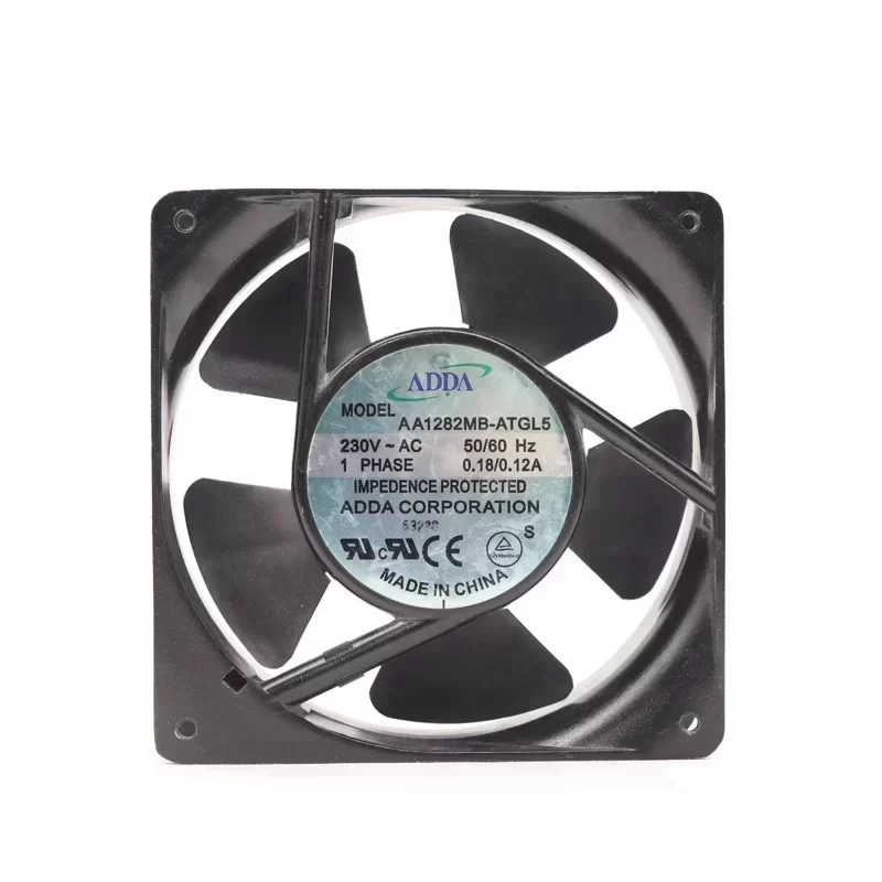 ADDA AA1282MB-ATGL5 230V AC 120mm Cabinet Axial Fan