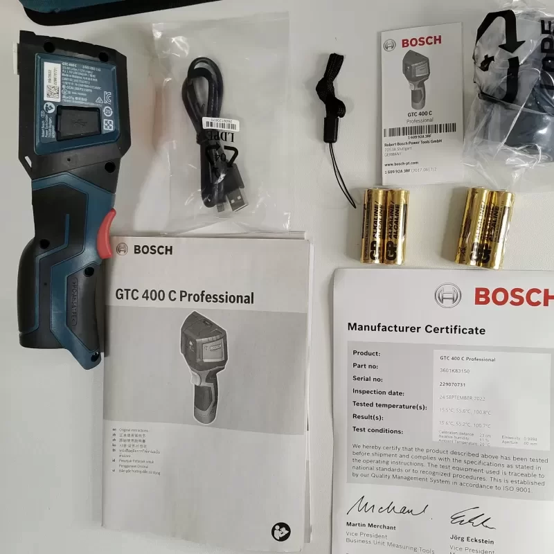 Bosch GTC400C Thermal Imaging Camera Connected Infrared Technology for Efficient Heat Energy Detection in Floor Heating Bosch GTC400C Thermal Imaging Camera Connected Infrared Technology for Efficient Heat Energy Detection in Floor Heating