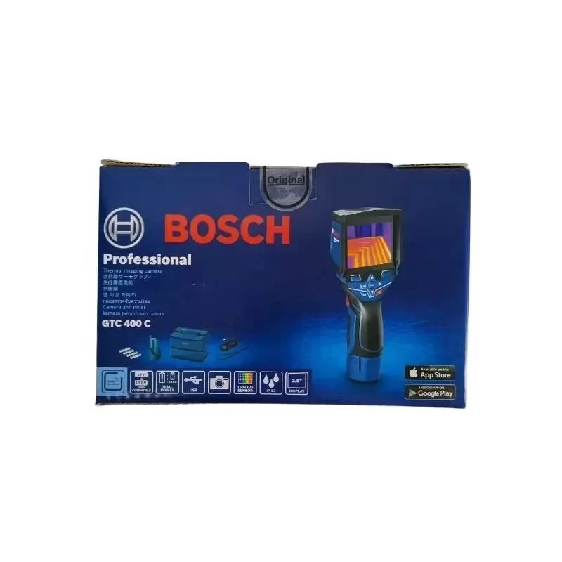 Bosch GTC400C Thermal Imaging Camera Connected Infrared Technology for Efficient Heat Energy Detection in Floor Heating Bosch GTC400C Thermal Imaging Camera Connected Infrared Technology for Efficient Heat Energy Detection in Floor Heating