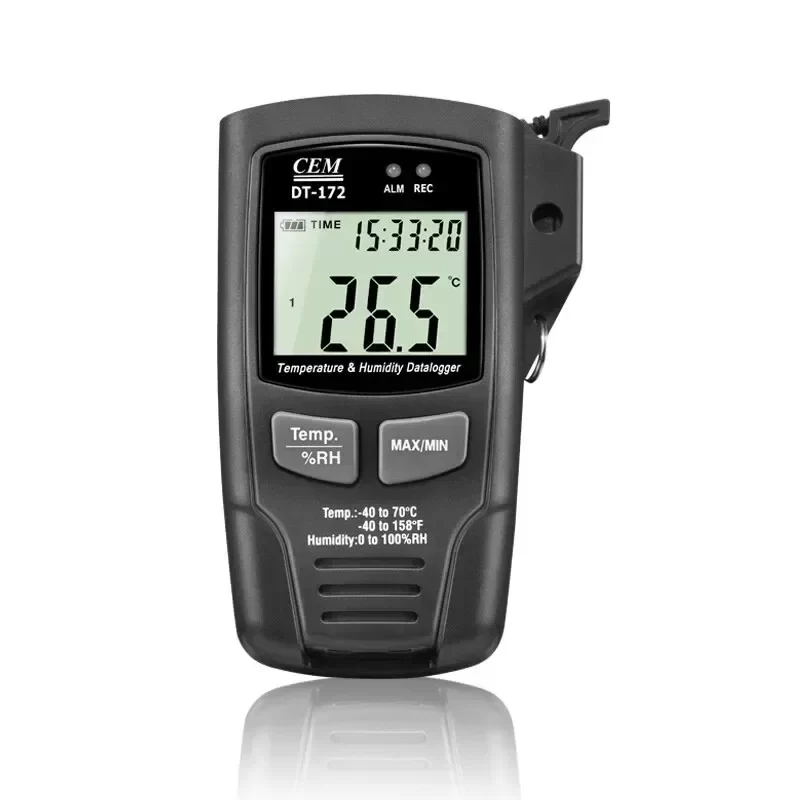 CEM DT-172 Temperature and Humidity Data Logger Hygrometer Moisture Meter