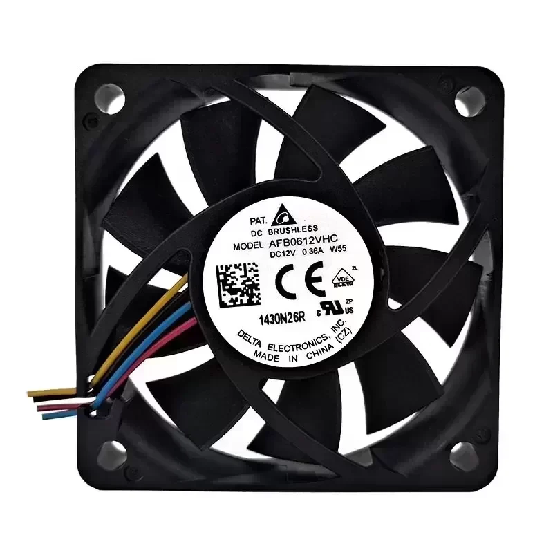Delta AFB0612VHCW55 60mm DC Cooling Fan 12V 0.36A