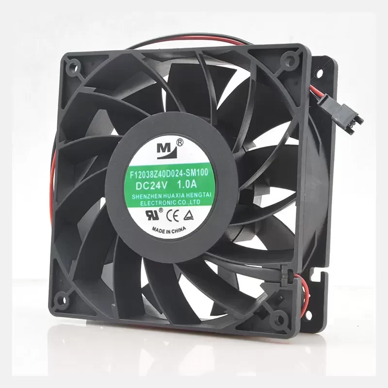 F12038Z40D024-SM100 DC 24V 1.0A Axial Fan