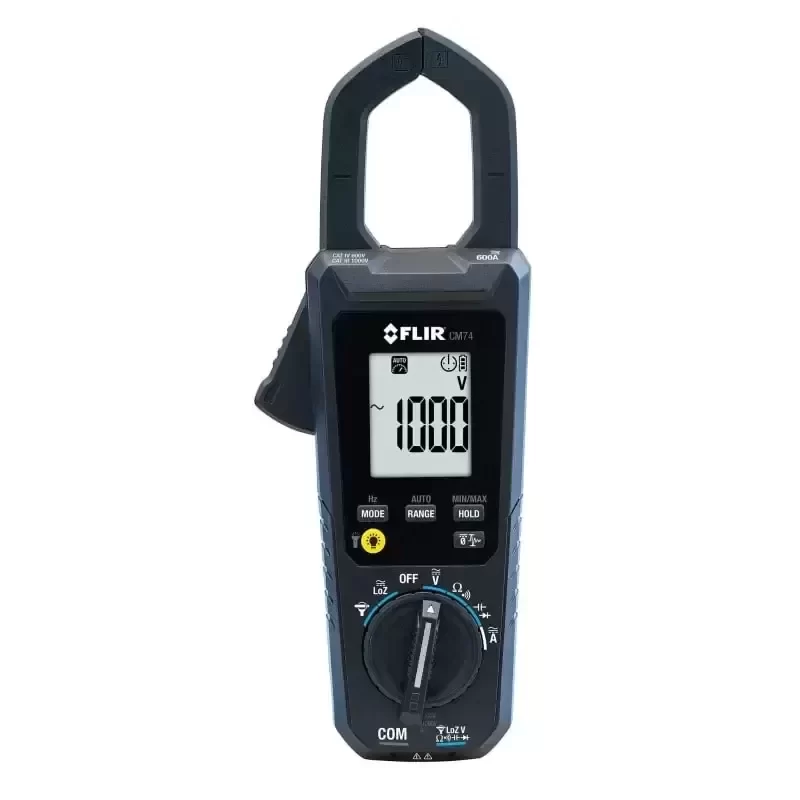 FLIR CM74 True RMS Clamp Meter AC/DC 600A High Precision Portable Multimeter