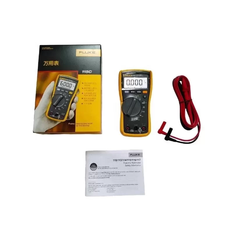 Fluke Digital Multimeter Series 115C 116C 117C with True RMS Functionality Fluke Digital Multimeter Series 115C 116C 117C with True RMS Functionality