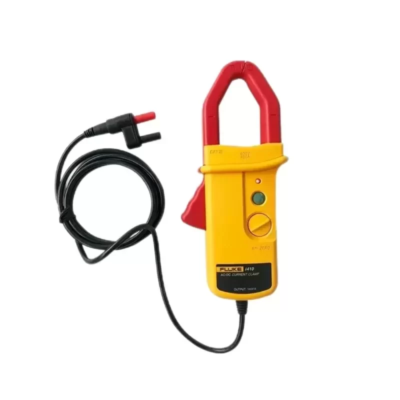 Fluke I410 AC/DC Current Clamp with Hall Sensor Technology Measures up to 400A AC/DC 600V CAT III Safety