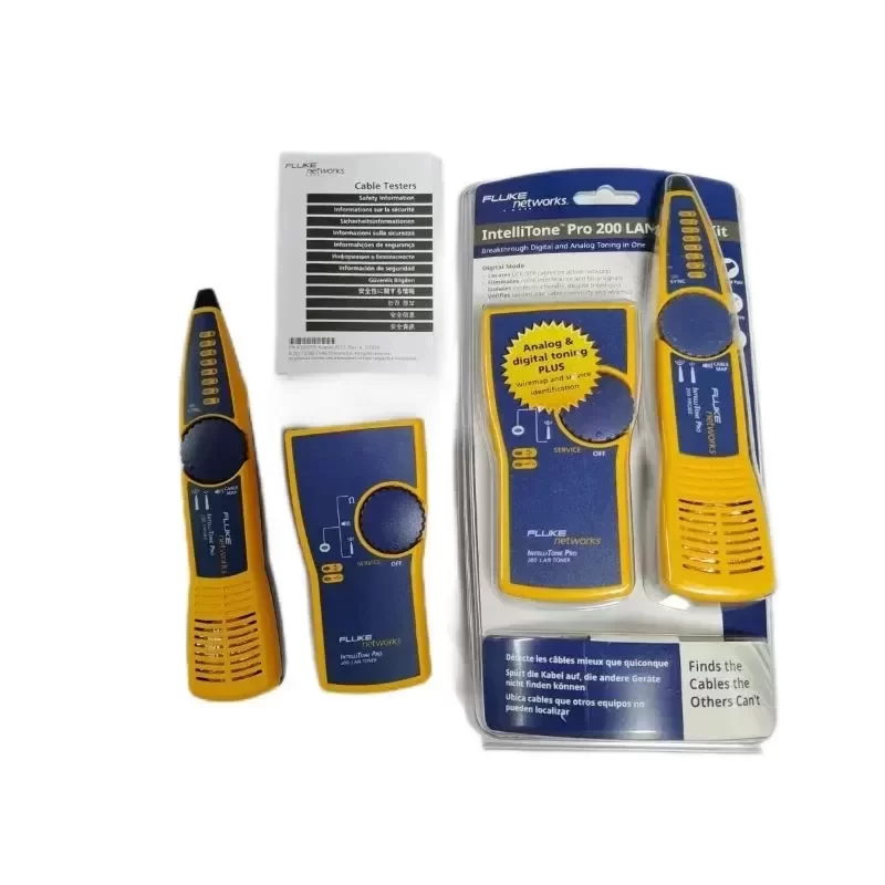 Fluke IntelliTone Pro 200 LAN Kit MT-8200-60-KIT with LED Display Fluke IntelliTone Pro 200 LAN Kit MT-8200-60-KIT with LED Display