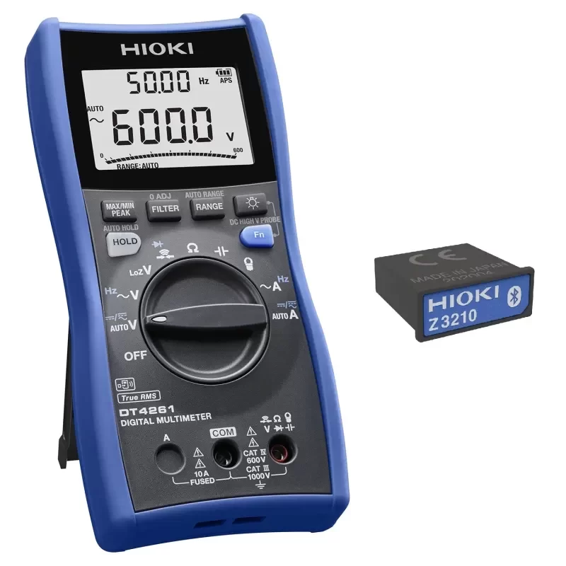 Hioki DT4261 Digital Multimeter with Wireless Adapter Convenient for Multimeter Use Hioki DT4261 Digital Multimeter with Wireless Adapter Convenient for Multimeter Use