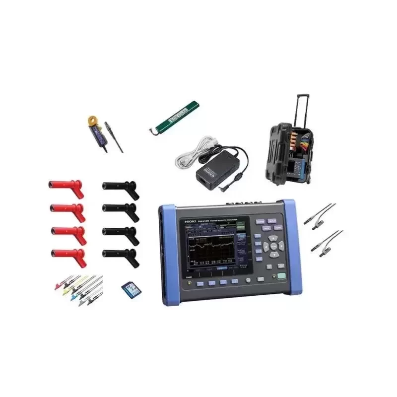 Hioki PQ3198 Power Quality Analyzer Kit with Four AC Current Sensors 100 a