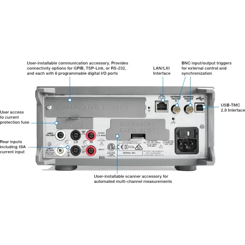 Keithley DMM6500 6.5 Digit Graphical Touchscreen Digital Multimeter Keithley DMM6500 6.5 Digit Graphical Touchscreen Digital Multimeter