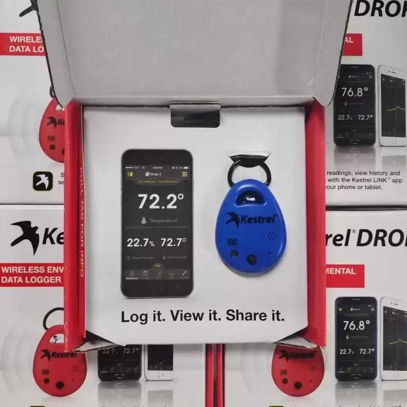 Kestrel DROP D2 D3 Wireless Temperature Data Logger Kestrel DROP D2 D3 Wireless Temperature Data Logger