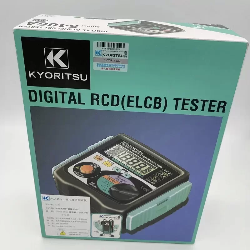 Kyoritsu KEW5406A Three-phase Leakage Switch Tester Digital Display Screen Kyoritsu KEW5406A Three-phase Leakage Switch Tester Digital Display Screen