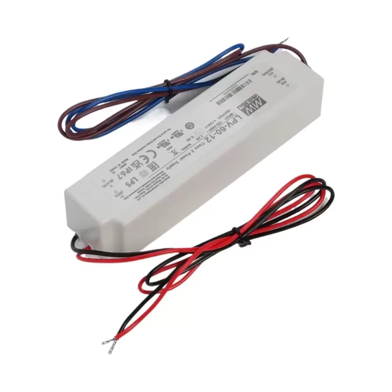 Mean Well LPV-60-12 60W 12V IP67 LED Power Supply