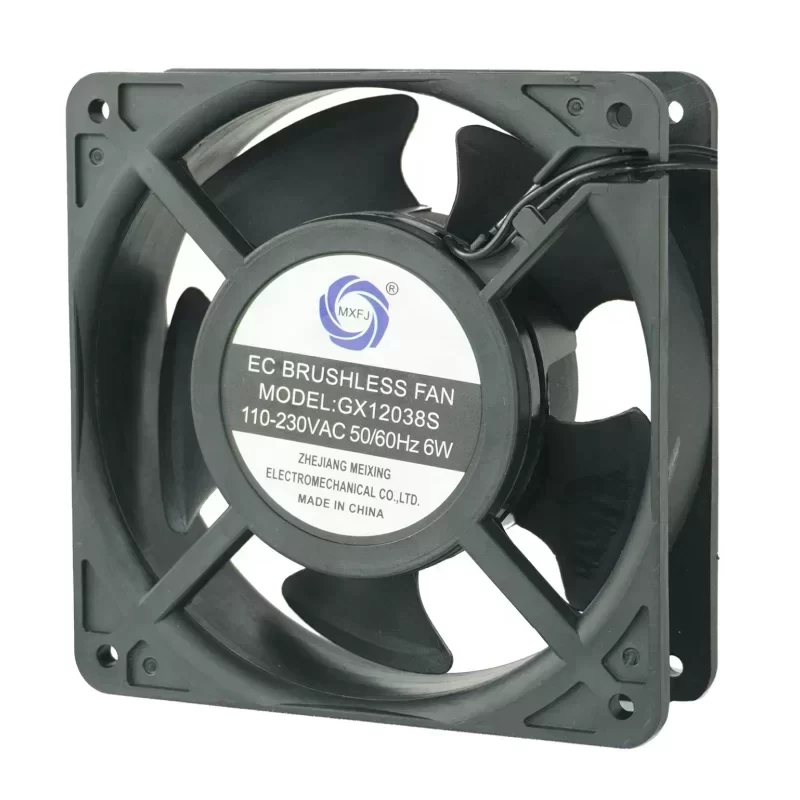 MEIXING GX12038 110-230V EC 4Inch 120x120x38mm Axial Fan MEIXING GX12038 110-230V EC 4Inch 120x120x38mm Axial Fan