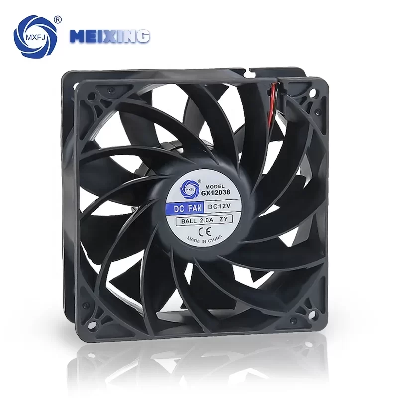MEIXING GX12038ZY 2.0A 12VDC 120x120x38mm Axial Fan MEIXING GX12038ZY 2.0A 12VDC 120x120x38mm Axial Fan