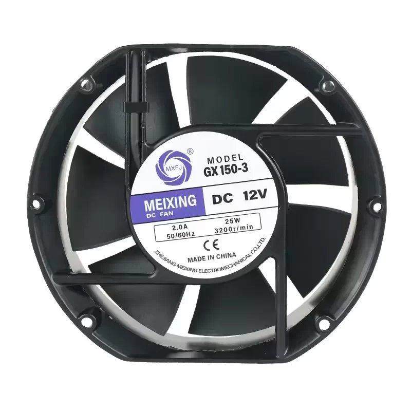 MEIXING GX150-3 12/24VDC 172x150x51mm Radiator DC Axial Fan MEIXING GX150-3 12/24VDC 172x150x51mm Radiator DC Axial Fan