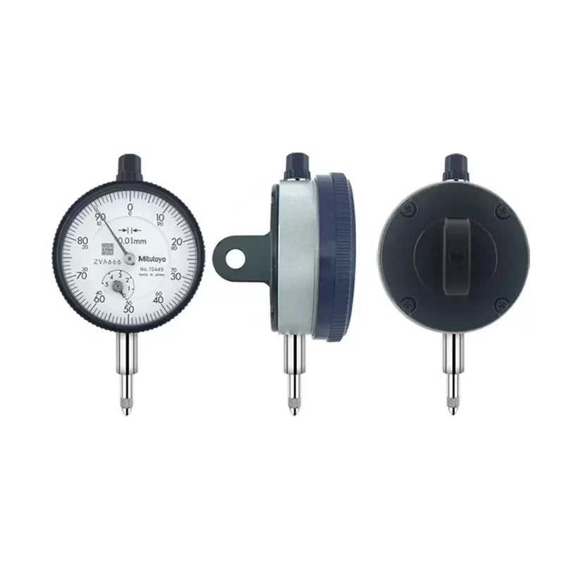 Mitutoyo 2046A Series 2 Metric ISO Type Dial Indicator 0 to 10 mm Range 0.01 mm Accuracy Standard-Type with Lug Back Mitutoyo 2046A Series 2 Metric ISO Type Dial Indicator 0 to 10 mm Range 0.01 mm Accuracy Standard-Type with Lug Back