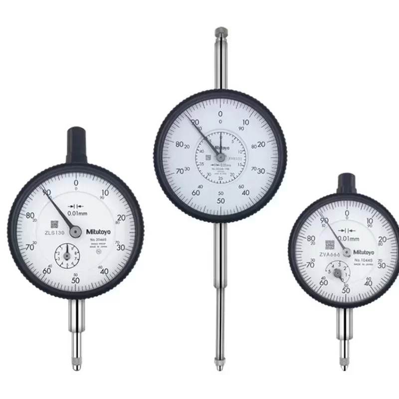 Mitutoyo 2046A Series 2 Metric ISO Type Dial Indicator 0 to 10 mm Range 0.01 mm Accuracy Standard-Type with Lug Back Mitutoyo 2046A Series 2 Metric ISO Type Dial Indicator 0 to 10 mm Range 0.01 mm Accuracy Standard-Type with Lug Back