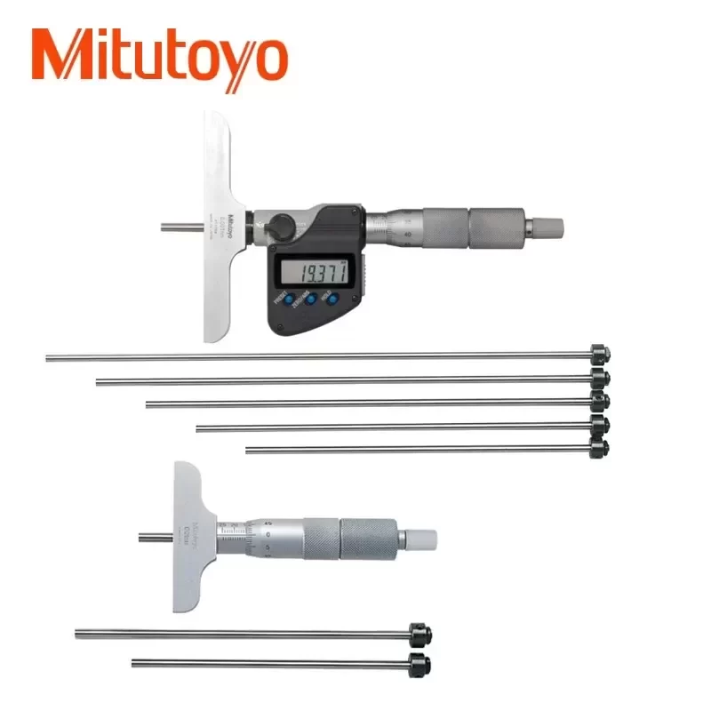 Mitutoyo 329-250-30 Digital Depth Micrometer High Precision Micrometer 329-350-30 Depth Micrometer Mitutoyo 329-250-30 Digital Depth Micrometer High Precision Micrometer 329-350-30 Depth Micrometer