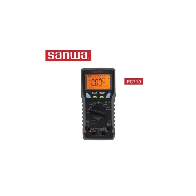Sanwa PC710 Portable Digital Multimeter True RMS with Multi-Function PC700 PC720M PC773 Alternatives Sanwa PC710 Portable Digital Multimeter True RMS with Multi-Function PC700 PC720M PC773 Alternatives