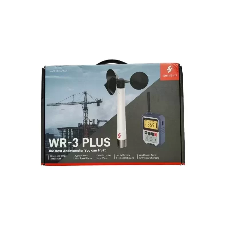 Scarlet WR-3 Plus Wireless Anemometer WL-21 Direction Data Logger Scarlet WR-3 Plus Wireless Anemometer WL-21 Direction Data Logger