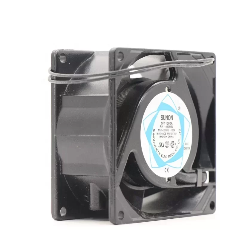 SUNON SF11580A 1083HBL.GN 115V AC 80x80x38mm Axial Fan SUNON SF11580A 1083HBL.GN 115V AC 80x80x38mm Axial Fan