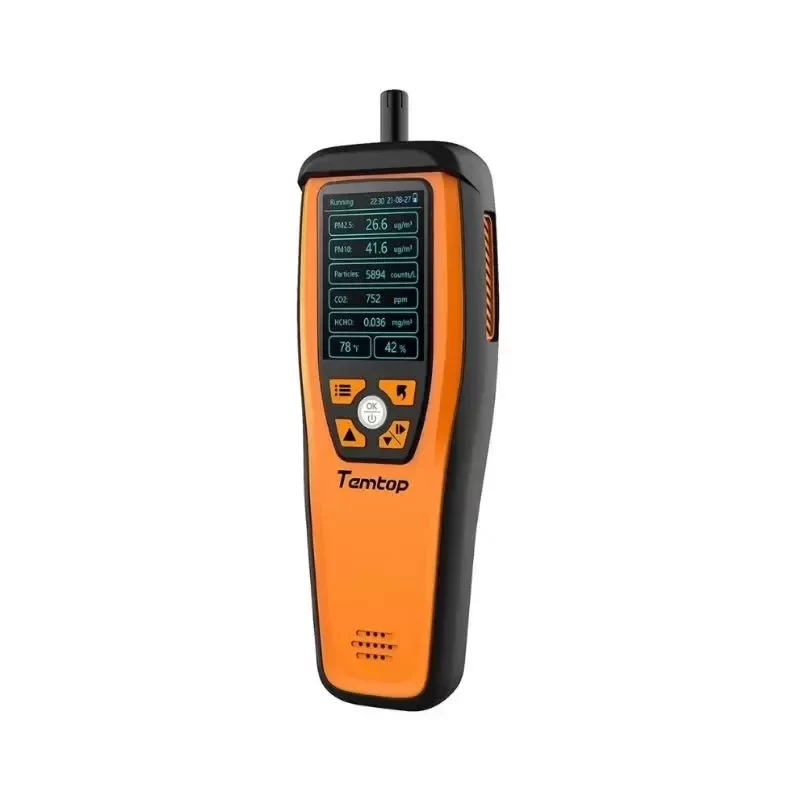 Temtop M2000 2nd CO2 Monitor Portable Air Quality Monitor for Carbon Dioxide PM2.5 PM10 Formaldehyde