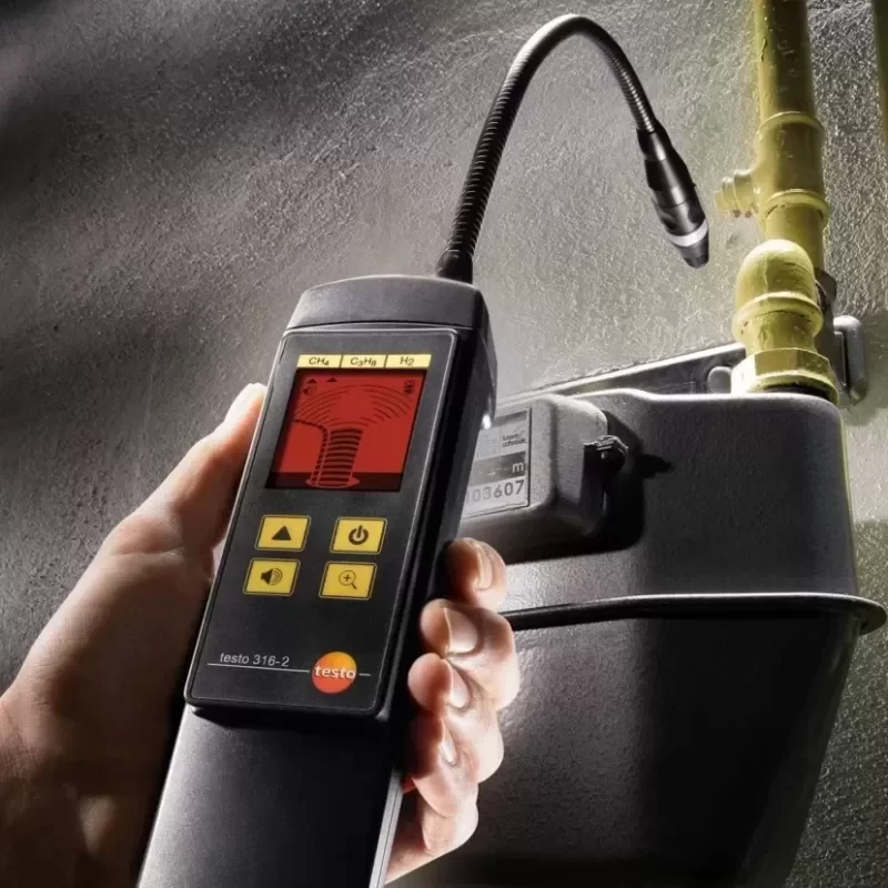 Testo 316-2 Gas Leak Detector 10 Ppm Methane/Propane Range NiMH Battery Testo 316-2 Gas Leak Detector 10 Ppm Methane/Propane Range NiMH Battery