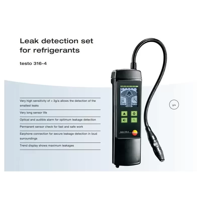 Testo 316-4 Leakage Detector for Refrigerants Freon Leak Detection Testo 316-4 Leakage Detector for Refrigerants Freon Leak Detection