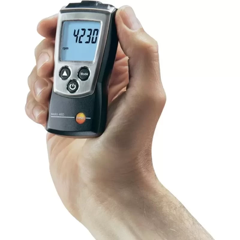 Testo 460 Compact Pocket Pro Non-Contact Tachometer Speed Measuring Instrument Testo 460 Compact Pocket Pro Non-Contact Tachometer Speed Measuring Instrument