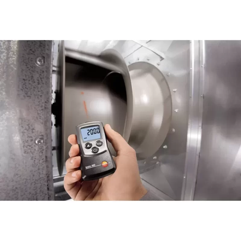 Testo 460 Compact Pocket Pro Non-Contact Tachometer Speed Measuring Instrument Testo 460 Compact Pocket Pro Non-Contact Tachometer Speed Measuring Instrument