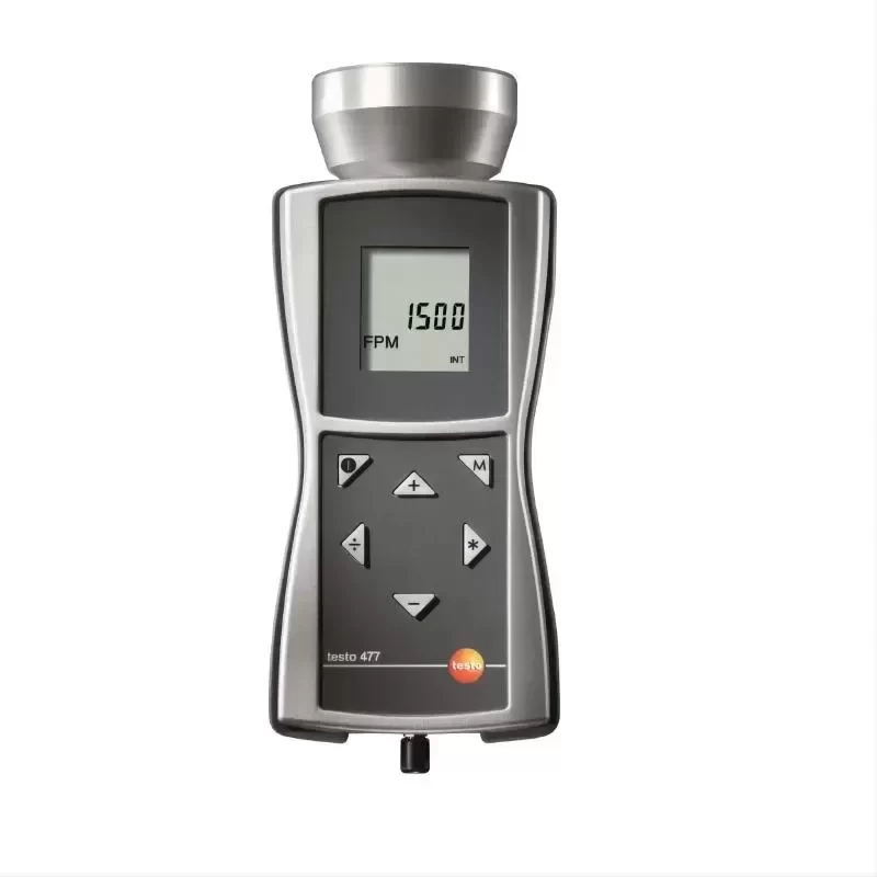 Testo 477 Electronic Handheld LED Stroboscope Measures Speeds up to 300 000 Rpm