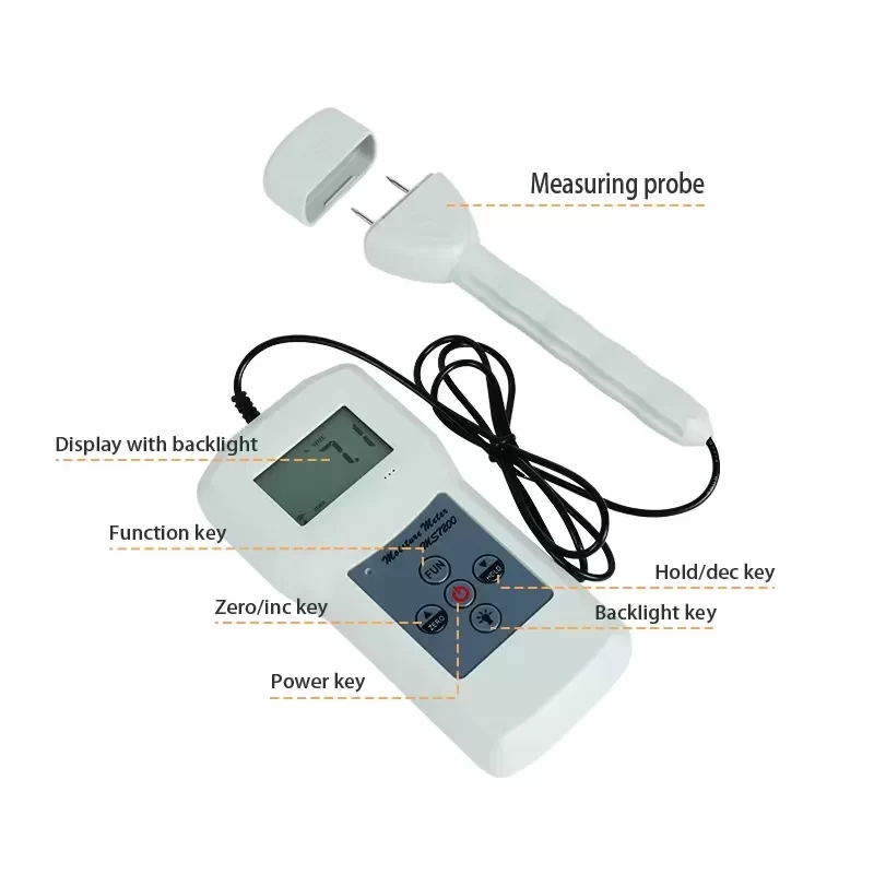 TONY MS7200 LCD Digital Pin Moisture Meter for Paper TONY MS7200 LCD Digital Pin Moisture Meter for Paper
