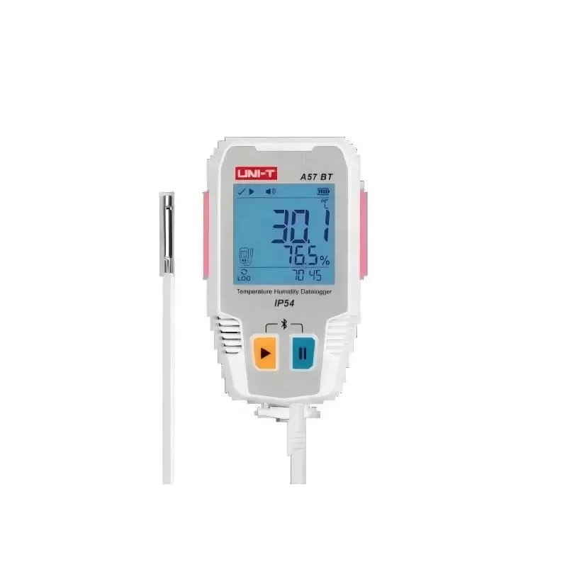 UNI-T A57 BT Plastic Temperature and Humidity Datalogger with for Bluetooth Connectivity
