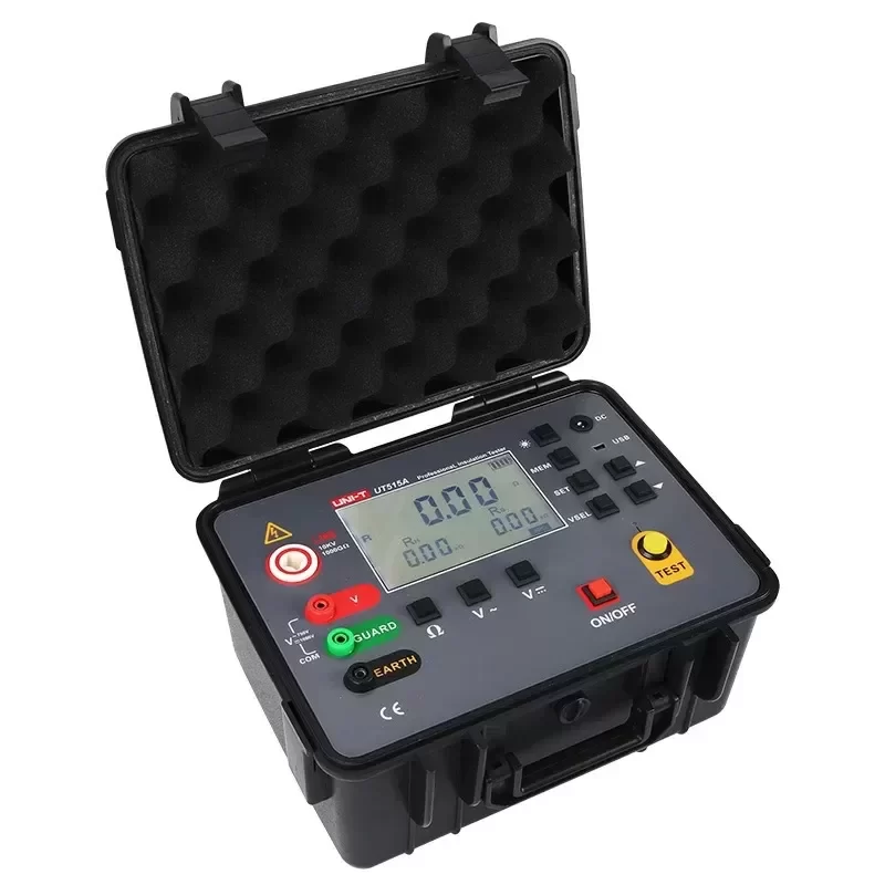 UNI-T UT515A Digital Megohmmeter High Voltage Insulation Resistance Tester with Advanced Digital Display