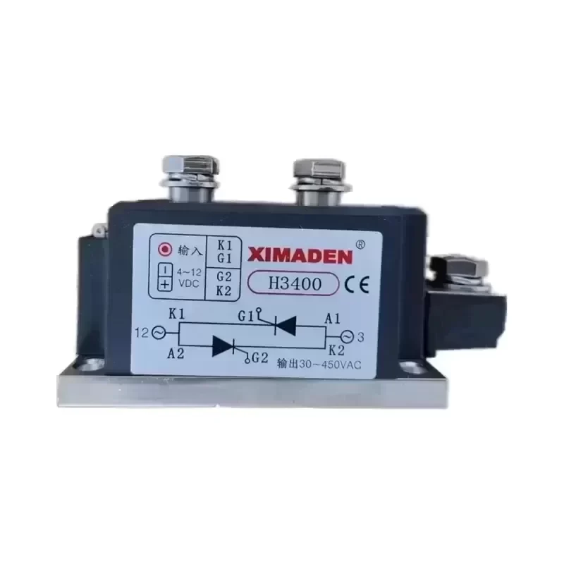XIMADEN H3200ZE Solid State Relay 200A SSR 380V 3-32VDC Control XIMADEN H3200ZE Solid State Relay 200A SSR 380V 3-32VDC Control
